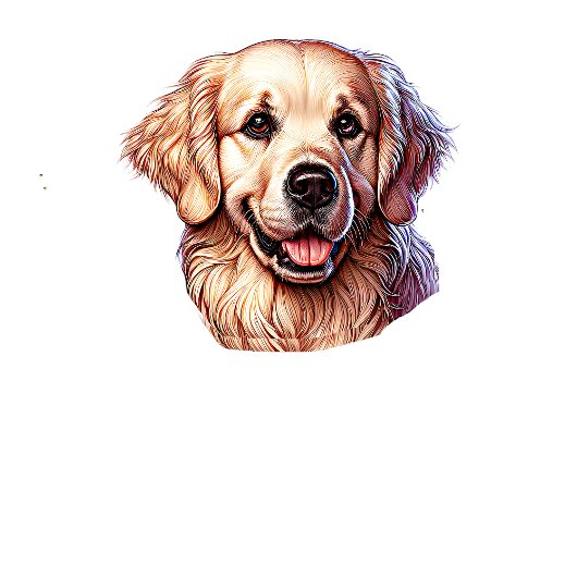 Voeg hondennaam of Jouw naam toe, Golden Retriever Plunjezak