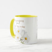 Voeg iets Good Daisies Mok toe (Voorkant links)