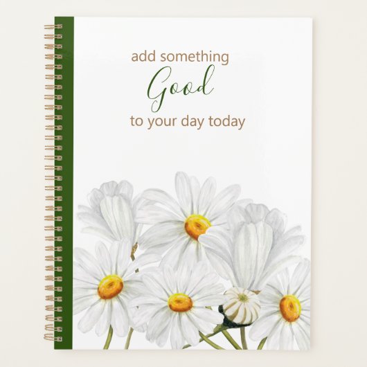 Voeg iets Good Daisies Planner toe (Voorkant)