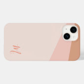 Voeg Initiaal Monogram Modern Minimalist toe Case-Mate iPhone Case (Achterkant (horizontaal))