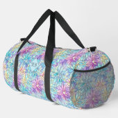 Voeg Initialen toe, pastel Abstract Flowers Plunjezak (Rechterhoek)