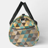 Voeg Initialen toe, Retro Abstracte Driehoeken Gro Plunjezak (Rechts)