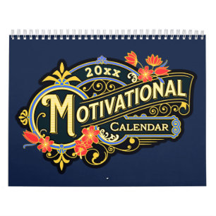 Voeg Jaar 20XX Motivatie Agenda toe Kalender