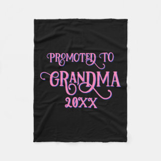 Voeg jaar toe Nk gepromoveerd tot oma Fleece Deken