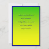 Voeg jaarlijkse tekst toe, Wattle Gum Leaf Austral Kaart (Achterkant)