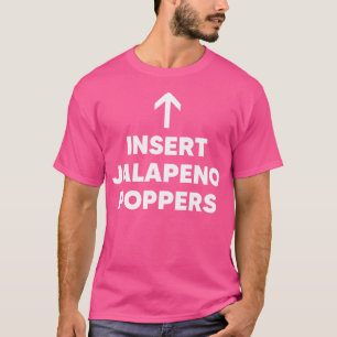 Voeg Jalapeno Poppers Chili Pepper toe T-shirt