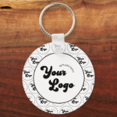 Voeg je aangepaste Logo Patroon Business Promotion Sleutelhanger (Voorkant)