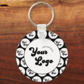 Voeg je aangepaste Logo Patroon Business Promotion Sleutelhanger (Voorkant)