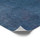 Voeg je aangepaste tekst donkere marineblauw grung poster (Hoek)