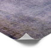 Voeg je aangepaste tekst  donkere Paarse grunge to Poster (Hoek)