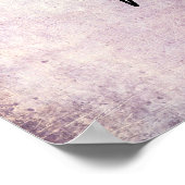 Voeg je aangepaste tekst kleurrijke grunge toe poster (Hoek)