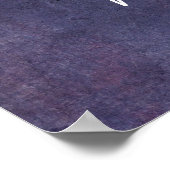 Voeg je aangepaste tekst toe, subtiel donkerdere P Poster (Hoek)