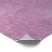 Voeg je aangepaste tekst toe, subtiel Roze rand Poster (Hoek)