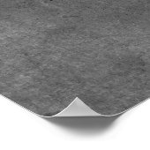 Voeg je aangepaste tekst vetgekleurd grijs grunge  poster (Hoek)