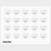Voeg je Afbeelding adres Stickers (Vel)