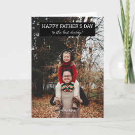 Voeg je afbeelding toe aan deze Happy Vaderdag-fot Kaart