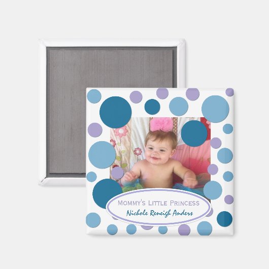 Voeg je Afbeelding toe: Zee Bubbles Framed Magnet (Voorkant / Achterkant)