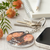 Voeg je Afbeeldingen zusjes voor altijd toe Sleutelhanger (Voorkant Rechts)