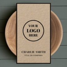 Voeg je bedrijf Logo toe Modern Rustic Black Scrip