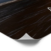 Voeg je bericht toe, Abstracte bruine zeilschepen Poster (Hoek)