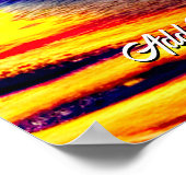 Voeg je bericht toe, Blauwe zeilpiratenverzending Poster (Hoek)