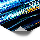 Voeg je bericht toe en verzend een Zee met verzend Poster (Hoek)