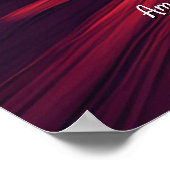 Voeg je bericht toe, Skateboarden Astronaut op Mar Poster (Hoek)