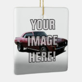 Voeg je Chevy Camaro foto toe Keramisch Ornament (Rechts)