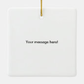 Voeg je Chevy Camaro foto toe Keramisch Ornament (Achterkant)