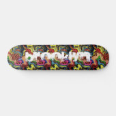 Voeg je City Graffiti Abstract toe Skateboard (Horizontaal)
