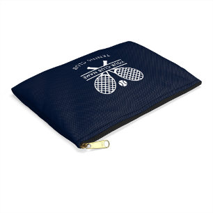 Voeg je clubnaam Tennis Icons Navy Blue toe Etui