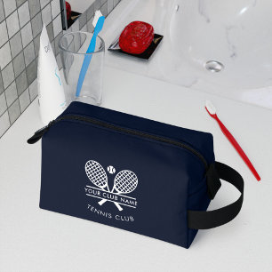 Voeg je clubnaam Tennis Icons Navy Blue toe Toilettasje