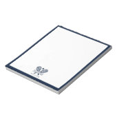 Voeg je clubnaam tennis team coach notitieblok (Linkerzijde)