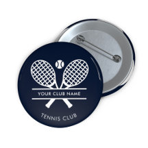 Voeg je clubnaam Tennis Team Navy Blue Custom toe