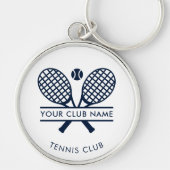 Voeg je clubnaam toe Tennis Icons Team Players Swa Sleutelhanger (Voorkant)