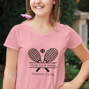 Voeg je clubnaam toe Tennis Team Captain Tri-Blend Shirt