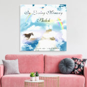 Voeg je complotfoto toe met verlies van sympathie canvas afdruk (Insitu (Woonkamer))