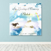 Voeg je complotfoto toe met verlies van sympathie canvas afdruk (Insitu (Houten vloer))