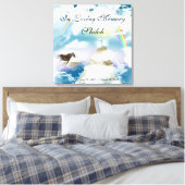 Voeg je complotfoto toe met verlies van sympathie canvas afdruk (Insitu (Slaapkamer))