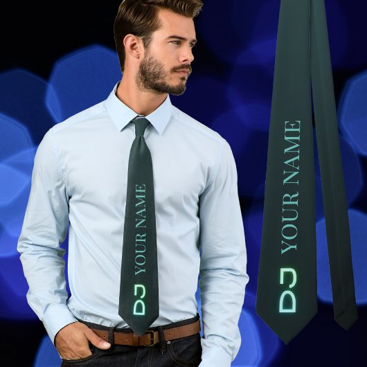 Voeg je DJ naam outfit deejay Stropdas