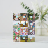 Voeg je eigen 12 foto's  kaart toe (Staand voorkant)