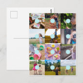 Voeg je eigen 12 foto's  kaart toe (Voorkant / Achterkant)