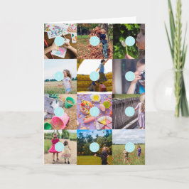 Voeg je eigen 12 foto's  kaart toe