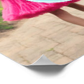 Voeg je eigen 12 foto's  kaart toe poster (Hoek)