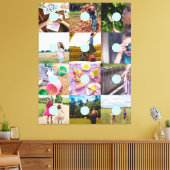 Voeg je eigen 12 foto's  toe canvas afdruk (Insitu (Woonkamer))
