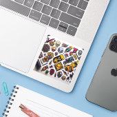 Voeg je eigen aangepaste "Custom-cut Vinyl Sticker (Laptop met iPhone)