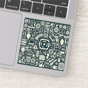 Voeg je eigen aangepaste "Custom-cut Vinyl Sticker