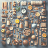 Voeg je eigen aangepaste "Custom-cut Vinyl Sticker (Voorkant)