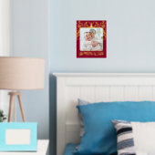 Voeg je eigen aangepaste foto 50th Wedding-Jubileu Folie Afdrukken (Insitu (Slaapkamer))