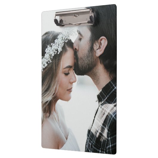 Voeg je eigen aangepaste foto dubbelzijdig toe klembord (Links)